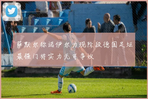 萨默尔称诺伊尔为现阶段德国足坛最强门将实力无可争议